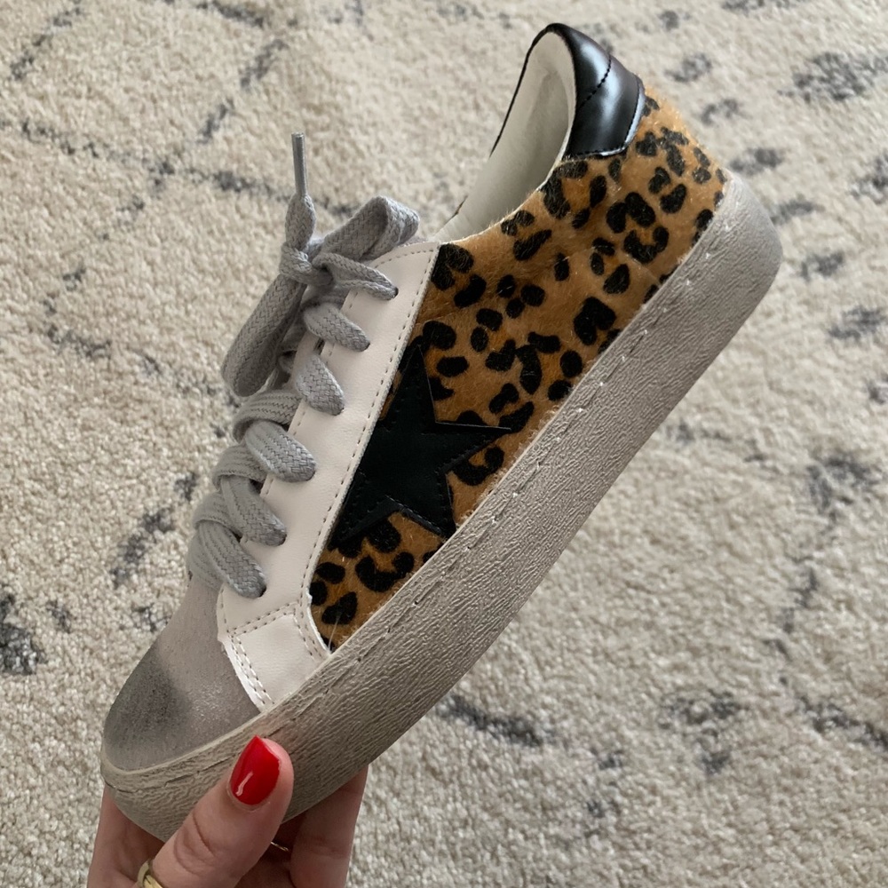 Leopard Star Sneaker